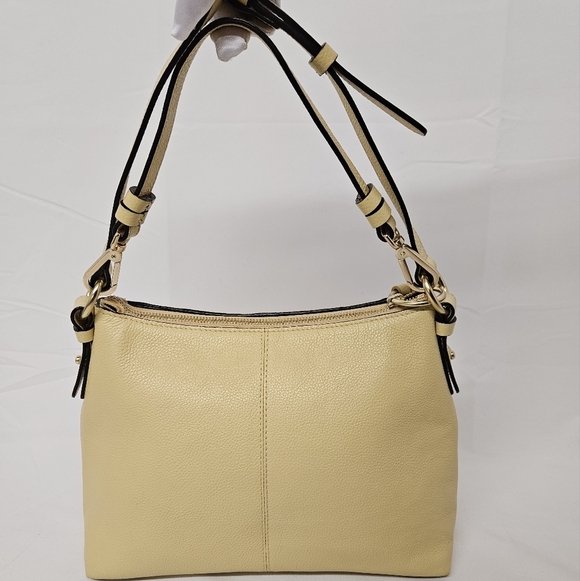 See By Chloe Joan Two Way Leather And Suede Crossbody Bag In Straw Beige Gold - Picture 3 of 17